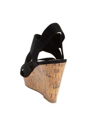 Sandalias Ryan Con Plataforma Tipo Cuña Para Mujer Negro State Street 198795 Payless