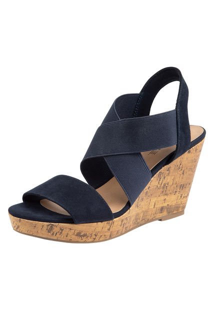 Sandalias Ryan Con Plataforma Tipo Cuña Para Mujer Azul State Street 198797