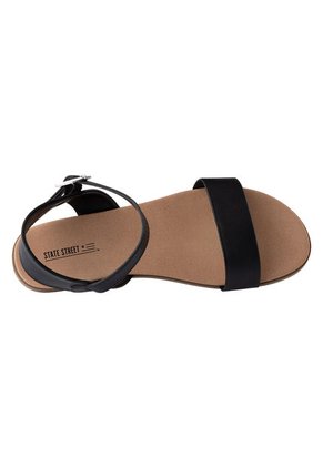 Sandalias Planas Para Mujer Negro State Street 198543 Payless