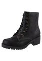 Botines Dierks Con Cordones Para Mujer Negro State Street 198752 Payless de State Street
