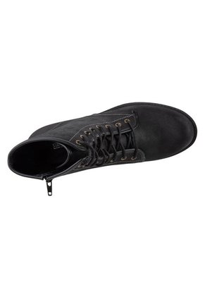 Botines Dierks Con Cordones Para Mujer Negro State Street 198752 Payless