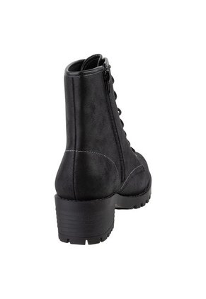 Botines Dierks Con Cordones Para Mujer Negro State Street 198752 Payless