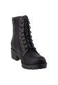 Botines Dierks Con Cordones Para Mujer Negro State Street 198752 Payless de State Street