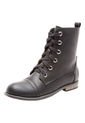 Botines Con Cordones Danni Para Mujer Negro State Street 198532 Payless de State Street