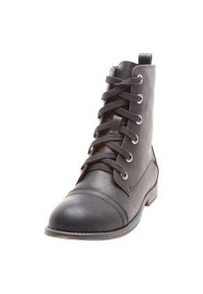 Botines Con Cordones Danni Para Mujer Negro State Street 198532 Payless