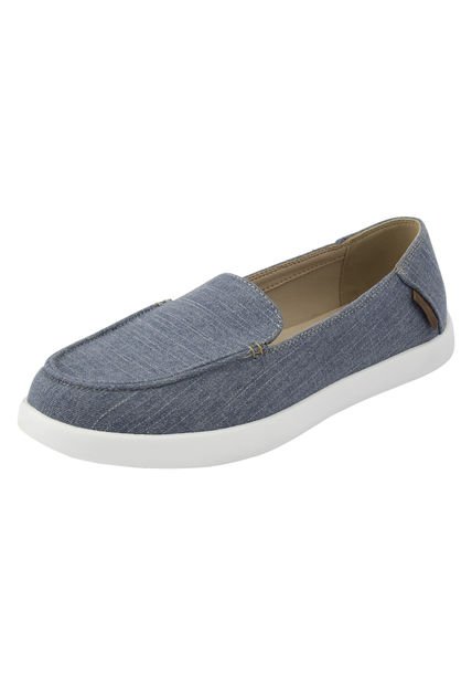 Zapatos Casuales Augusta Tipo Mocasín Para Mujer Azul State Street 199269