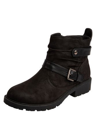 Botines Colby Moto Para Mujer Negro State Street 199557 Payless State Street