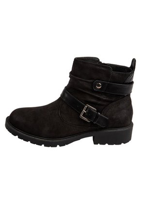 Botines Colby Moto Para Mujer Negro State Street 199557 Payless