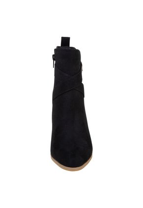 Botines Con Tacón Para Mujer Negro State Street 200069 Payless