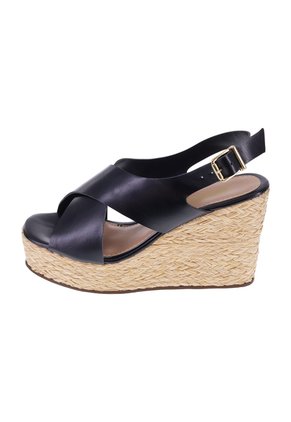 Sandalias Vitoria Con Taco Tipo Cuña Para Mujer Negro State Street 211265