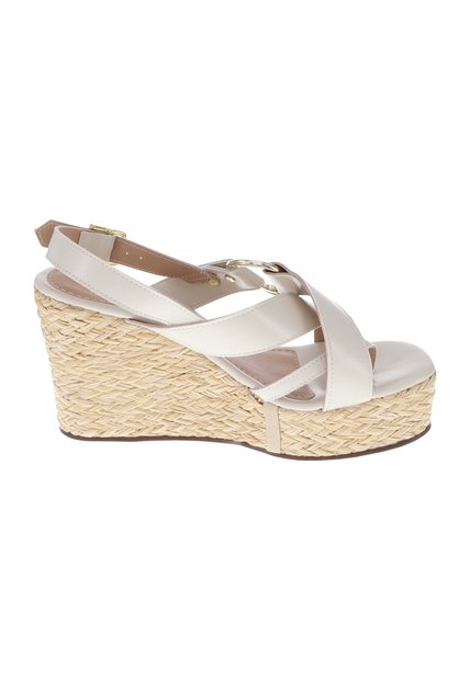 Sandalias Brasilia Con Taco Tipo Cuña Para Mujer Blanco State Street 211263