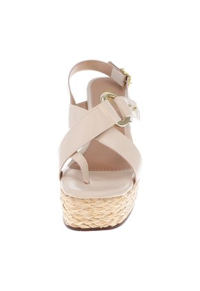Sandalias Brasilia Con Taco Tipo Cuña Para Mujer Blanco State Street 211263