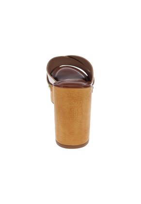 Sandalias Manaus Con Taco Para Mujer Café Medio State Street 211195