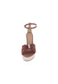 Sandalias Belem Con Taco Tipo Cuña Para Mujer Café Medio State Street 211278 de State Street