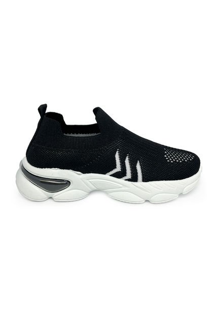 Tenis Niña 8 A 16 Años Color Negro Marca STEPS