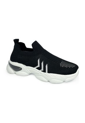 Tenis Niña 8 A 16 Años Color Negro Marca STEPS