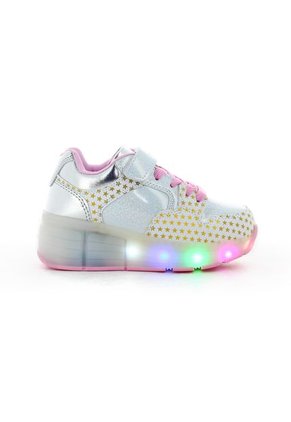 Tenis Patin Para Niña Marca Steps, Color Blanco