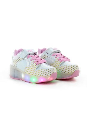 Tenis Patin Para Niña Marca Steps, Color Blanco