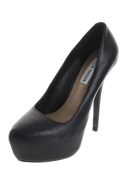 Tacón Plataforma Negro Steve Madden