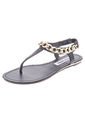 Sandalia Plana Negra Steve Madden de Steve Madden