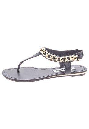 Sandalia Plana Negra Steve Madden