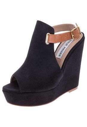 Peep Toe Negro Steve Madden