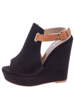 Peep Toe Negro Steve Madden