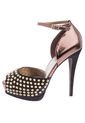 Peep Toe Negro-Bronce Steve Madden de Steve Madden