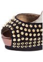 Peep Toe Negro-Bronce Steve Madden de Steve Madden