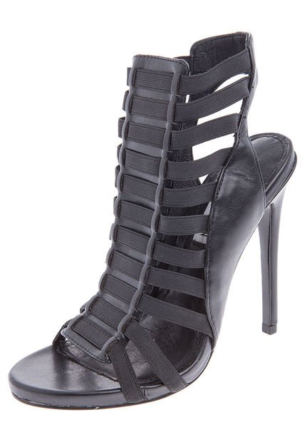 Sandalia Tacón Negra Steve Madden
