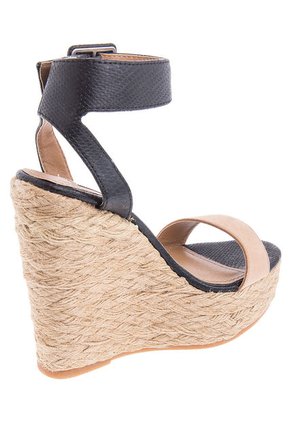 Sandalia Tacón Corrido Negra Steve Madden