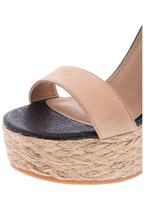 Sandalia Tacón Corrido Negra Steve Madden