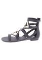 Sandalia Plana Negra Steve Madden de Steve Madden