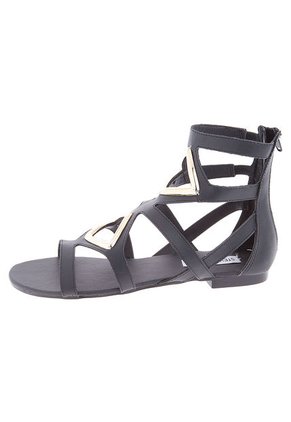 Sandalia Plana Negra Steve Madden