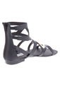 Sandalia Plana Negra Steve Madden de Steve Madden