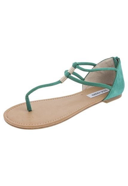 Sandalia Plana Verde Steve Madden