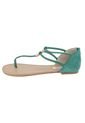 Sandalia Plana Verde Steve Madden de Steve Madden