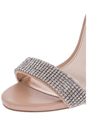 Sandalia Tacón Dorada Steve Madden