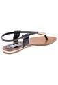 Sandalia Plana Negra Steve Madden de Steve Madden