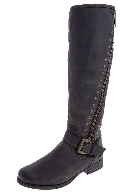 Bota Alta Gris Steve Madden