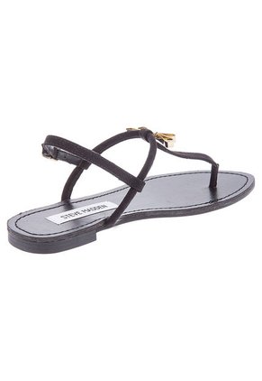 Sandalia Plana Negra Steve Madden