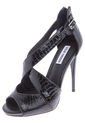 Sandalia Tacón Negra Steve Madden de Steve Madden