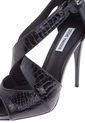 Sandalia Tacón Negra Steve Madden de Steve Madden