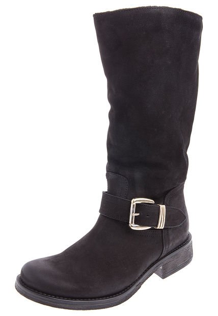 Bota Alta Negra Steve Madden