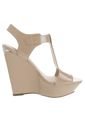 Sandalia Tacón Corrido Beige Steve Madden de Steve Madden
