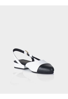 Zapato Slingback Kala Negro X Blanco