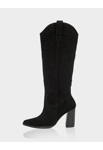 Bota Zaria Gamuza Negro Stivali