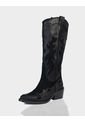 Bota Texana Dakota Cuero Negro de Stivali