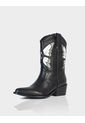 Bota Texana Duna Negro * Blanco de Stivali