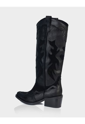 Bota Texana Dakota Cuero Negro